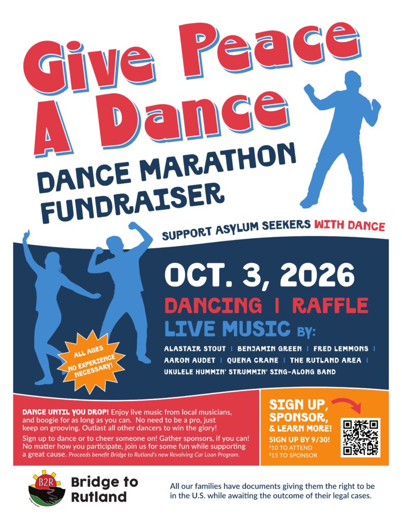 Bridge to Rutland - Give Peace a Dance Fundraiser